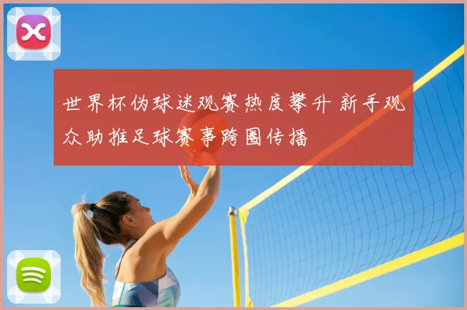 世界杯伪球迷观赛热度攀升 新手观众助推足球赛事跨圈传播